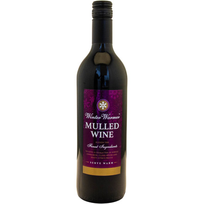 Winter Warmer Mulled Wine 75cl, Red Wine